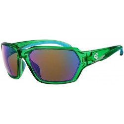 Sport Eyewear Polarized Sports Sunglasses 100% UV Protection- Durable Sunglasses for Men- Women - Face - Green Crystal - CU12...