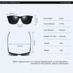 Round Polarized Sunglasses Driving Traveling - Silver Grey - C2190MKE542 $45.61
