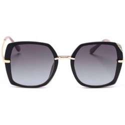 Aviator Retro polarized sunglasses- men's aviator sunglasses- driving mirror - A - CN18S83GX3O $48.62
