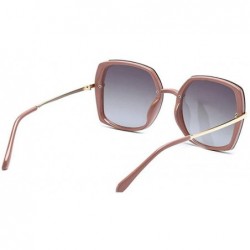 Aviator Retro polarized sunglasses- men's aviator sunglasses- driving mirror - A - CN18S83GX3O $48.62