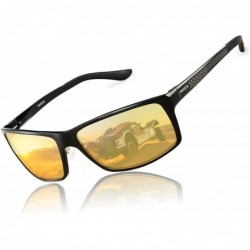 Oval Night Driving Glasses-Night Vision HD Glasses for Driving Polarized Driving Glasses for Men and Women - CP18R47XGMN $32.31