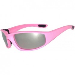 Sport 12 PCS Motorcycle Padded Foam Glasses Colored Lens Sunglasses Pink White Silver - 12-moto-pink-silver-mirror - C818DEX0...