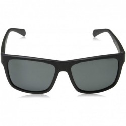 Rectangular Men's Pld2058/S Rectangular Sunglasses - Matte Black - CN185AKM7OA $41.20