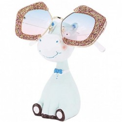 Square Round Vintage Sunglasses Rhinestone Decoration Sun Glasses for Women - Y-23 - CC198W4AYE7 $12.74