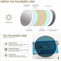Round Steampunk Round Polarized Sunglasses Retro Vintage Metal Circle Frame Glasses - Pink Lens/Wire/Gold Frame - CZ1809L0EWO...