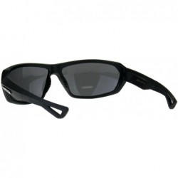 Rectangular Mens Xloop Sunglasses Designer Sports Fashion Shades UV 400 - Shiny Black (Black) - C118E364CGA $8.60