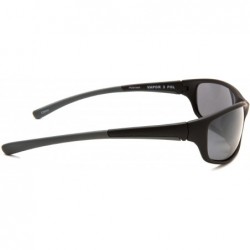 Rectangular Vapor 3 - Black and Gray Frame/Smoke Lens - C4112WKV8YP $27.27