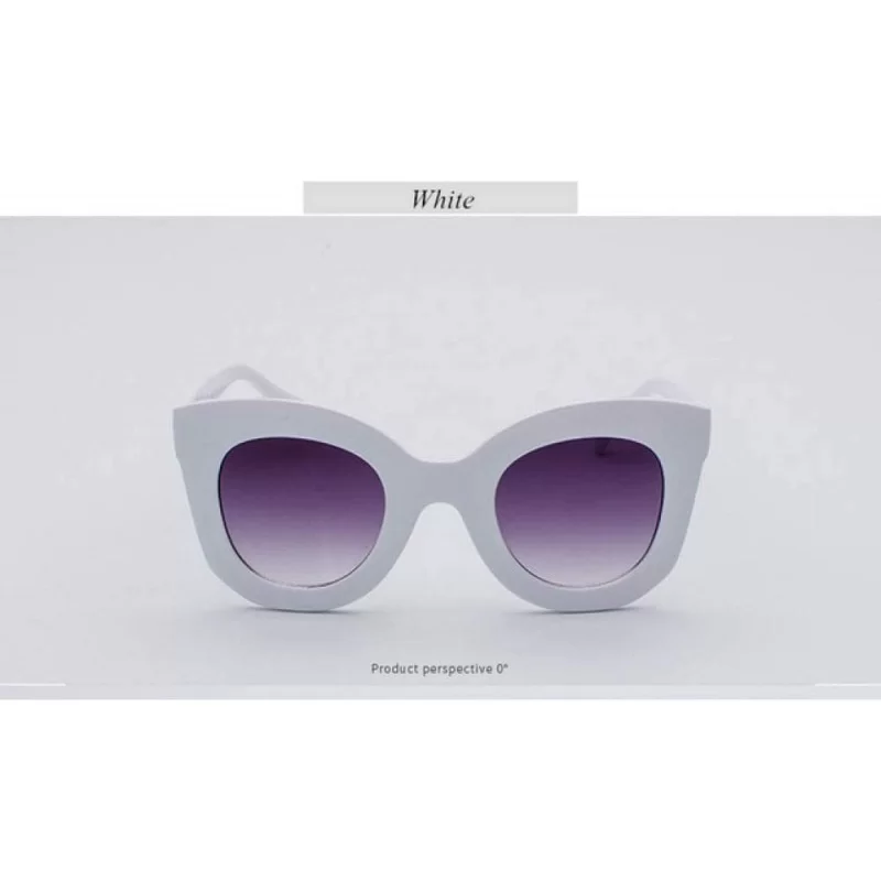Oversized Fashion Sunglasses Gradient Oversized Outdoor - White - CB197KGLXCA $25.38