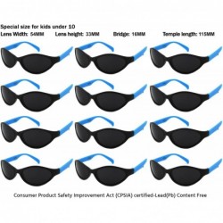 Oval I Wear Sunglasses Favors certified Lead Content - Kid-blue - CC18EGIHUGR $7.48