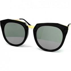 Oversized 7936-1 Premium Oversize Mirrored Sunglasses - Silver - CE18ORRUHUD $16.52