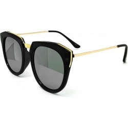 Oversized 7936-1 Premium Oversize Mirrored Sunglasses - Silver - CE18ORRUHUD $16.52