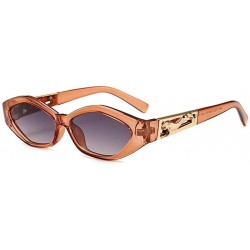 Cat Eye Vintage Cat Eye Sunglasses Women 2020 Brand Designer Modern Sun Glasses Female Black Red Frame UV400 - CZ198ODH3I4 $1...