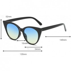 Rimless Women Fashion Vintage Retro Style Glasses Smasll Frame Heart Sunglasses - D - CA18Q62HKCN $10.93