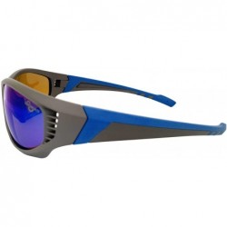Sport Polarized Sunglasses Protection Driving - Matt Grey+blue - CX19C4T4K3T $9.15