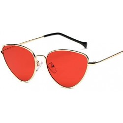 Cat Eye Vintage Sunglasses Sunglass Glasses - Yellow - C2198O0H3T4 $19.91