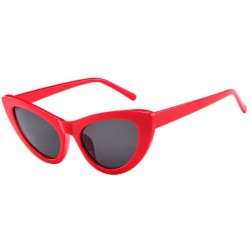 Cat Eye Cat Eye Big Frame Sunglasses Retro Fashion Eyewear for Ladies Man (E) - E - CK18R469G0A $18.57