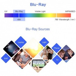 Rectangular Metal Frame Blue Light Blocking Reading Glasses 1.56 Lenses-6334 - C317YIC8RHO $23.03