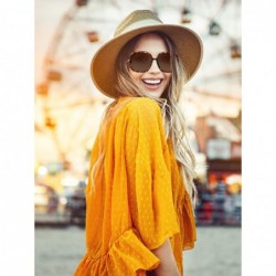 Oversized Leopard Irregular Sunglasses Fashion Shade Oversized Square Sunglasses for Women - CF1927D8EC9 $8.69