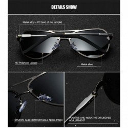 Sport Men Women Polarized Sunglasses Punk Alloy Frame Sun Glasses Driving Glasses Shades Male 70018 - Golden Brown - CQ18X4XS...