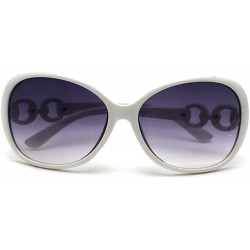 Goggle Sunglasses Women Large Frame Polarized Eyewear UV protection 20 Pcs - White With Gray - CN184CDSEUC $84.73