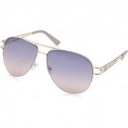 Semi-rimless R3276 Rimless Sunglasses Protection - Gold & Nude - CH18O30DNW7 $79.93