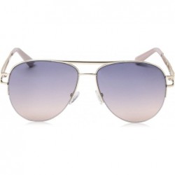 Semi-rimless R3276 Rimless Sunglasses Protection - Gold & Nude - CH18O30DNW7 $79.93