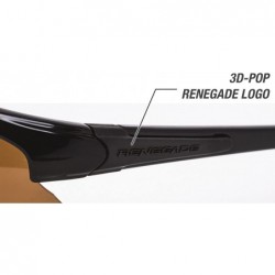 Wrap Patented Bifocal Polarized Reader Half Rim Men's Fishing Sunglasses 100% UV Protection with Microfiber Bag - CR18692M77S...