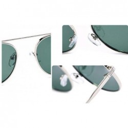 Aviator 2019 new sunglasses ladies retro trend sunglasses metal frame sunglasses - A - CK18S9NKO0C $36.64