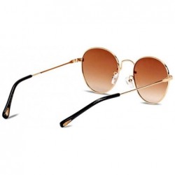 Aviator 2019 new sunglasses - ladies sunglasses small frame round sunglasses - B - C318SCMCIW0 $29.43