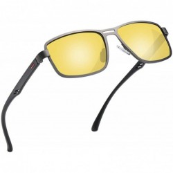 Aviator 2020 Fashion Sunglasses Men Polarized Square Metal Frame Male Sun Glasses Driving Fishing Eyewear - C6198A7H68S $69.84