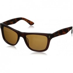 Wayfarer Classic Wayfarer HTG1006 C2 Polarized Round Sunglasses - Brown - C611OCMV39B $33.09