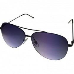 Rimless Gunmetal Rimless Mens Metal Aviator- PE66 2 - CQ12MX6SSJN $23.66