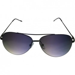 Rimless Gunmetal Rimless Mens Metal Aviator- PE66 2 - CQ12MX6SSJN $23.66