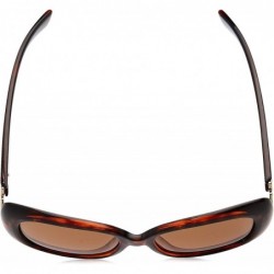 Rectangular Women's Pld4051/S Rectangular Sunglasses - Dark Havana - CK17YLDGZH8 $40.27
