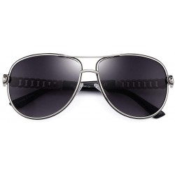 Aviator Designer Pilot Sun Glasses Male Driver Driving Shades Ladies Sunglasses - Black - C118W0LMLKL $17.61