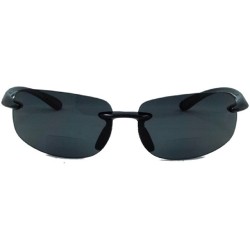 Sport Men and Women Rimless Bifocal Sports Lightweight Style Sun Readers - Outdoor Reading Sunglasses - Black - CL17YDMTYZE $...