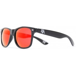 Sport NCAA Texas A&M Aggies TEXAM-5 Black Frame - Maroon Lens Sunglasses - Black - One Size - CS119UYIUXD $43.31