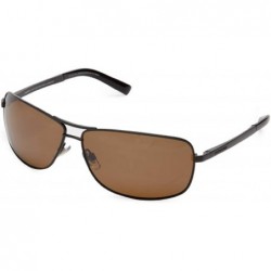 Sport Kona Sunglasses & Carekit Bundle - Shiny Black / Brown Polarized W/ Flash Mirror - CB18OENG5UA $54.09