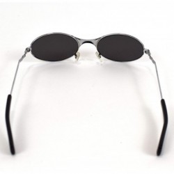 Oval Swanky Oval Sunglasses w/MF Pouch - CI118QRS29R $9.46