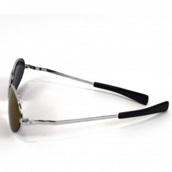 Oval Swanky Oval Sunglasses w/MF Pouch - CI118QRS29R $9.46