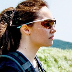 Sport Zeta White Hiking/Mountain Biking Sunglasses with ZEISS P8010 Brown Tri-flection Lenses - C818KMTII2O $38.43