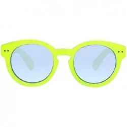 Round Shape AFH 6 Yellow Sunglasses - CG18UQ6KDTQ $17.54