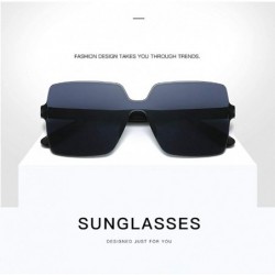 Square Sunglasses Square Glasses Without Frame for Men Women-UV Blocking Polarized Sun Glasses Sexy Retro - D - CX1947WRDS9 $...