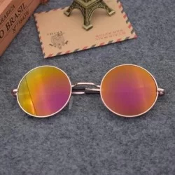 Round Retro glasses sun eyes round sunglasses sunglasses retro prince glasses small round frame sunglasses - CJ18X5NNYO2 $74.13
