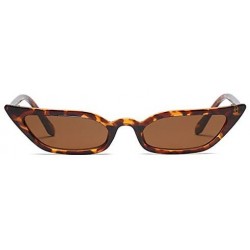 Cat Eye Sunglasses Designer Superstar Eyeglass - Leopard Tea - C219922SXZQ $63.38