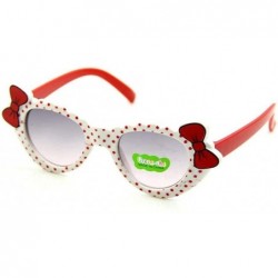 Cat Eye 2019 Kids Sunglasses Girls Brand Cat Eye Children Glasses Boys UV400 Bluepink - Yellowpink - CF18XDWHS2S $11.81