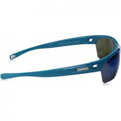 Rimless Detour Sunglasses - Glacier Blue Frame/Blue Mirror Polycarbonate Lens - CF12O3U6SLU $24.72