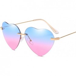 Cat Eye Women Heart Shape Beach Sunglasses Lovely Colorful Eyewear Cat-Eye Personality Girl Sunglasses - C9 - CA18DU58C2Q $19.41