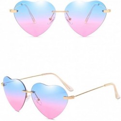 Cat Eye Women Heart Shape Beach Sunglasses Lovely Colorful Eyewear Cat-Eye Personality Girl Sunglasses - C9 - CA18DU58C2Q $9.33