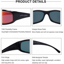 Sport Polarized Sports Sunglasses for Men Women Driving Running Fishing Cycling Golf Sunglasses TR90 Unbreakable Frame - C018...